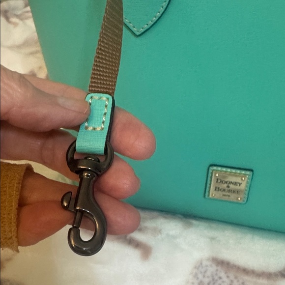 Dooney & Bourke Aqua Tote Bag - Picture 3 of 7